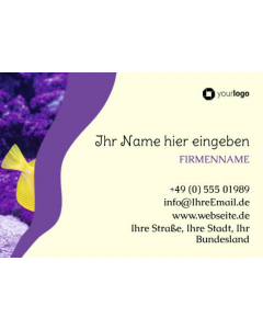 Visitenkarte für Tierpflege - Wählen Sie Ihre Vorlage