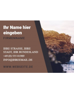 Visitenkarte für Reisen und Hotels - Wählen Sie Ihre Vorlage